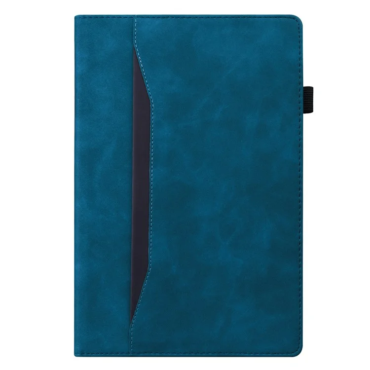 For Honor Pad V9 Case PU Leather Protective Folio Tablet Cover with Card Holder - Blue