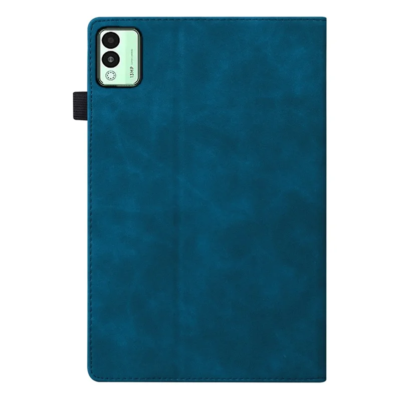 For TECNO Megapad 11 Case PU Leather Protective Folio Tablet Cover with Card Holder - Blue