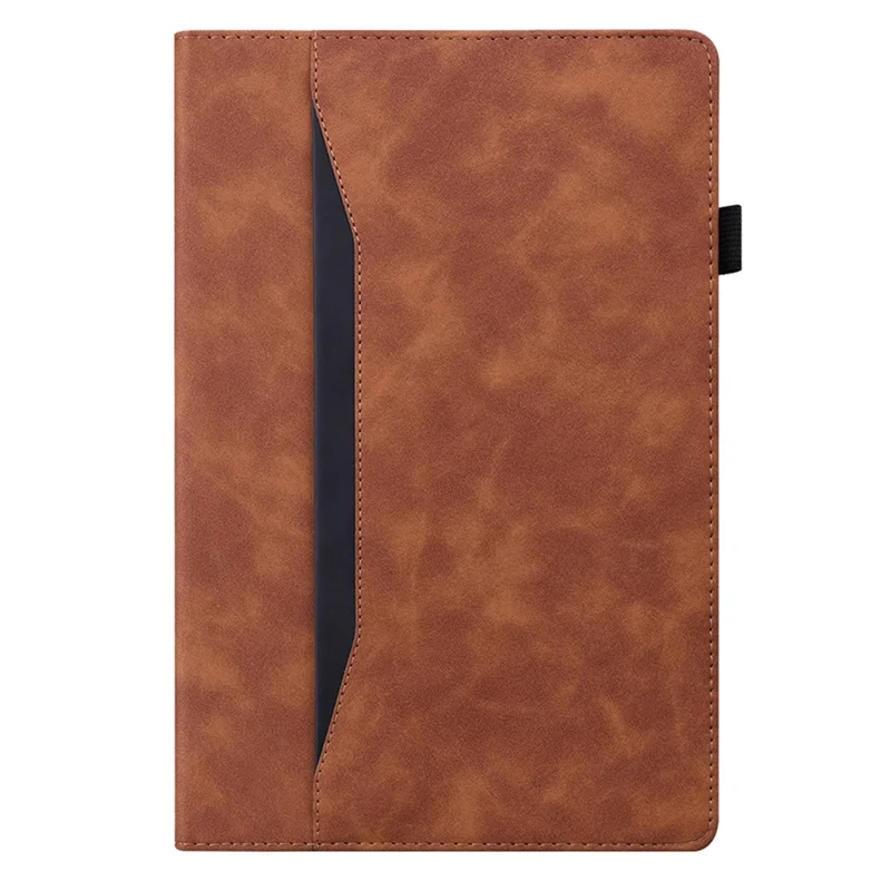 For TECNO Megapad 11 Case PU Leather Protective Folio Tablet Cover with Card Holder - Brown