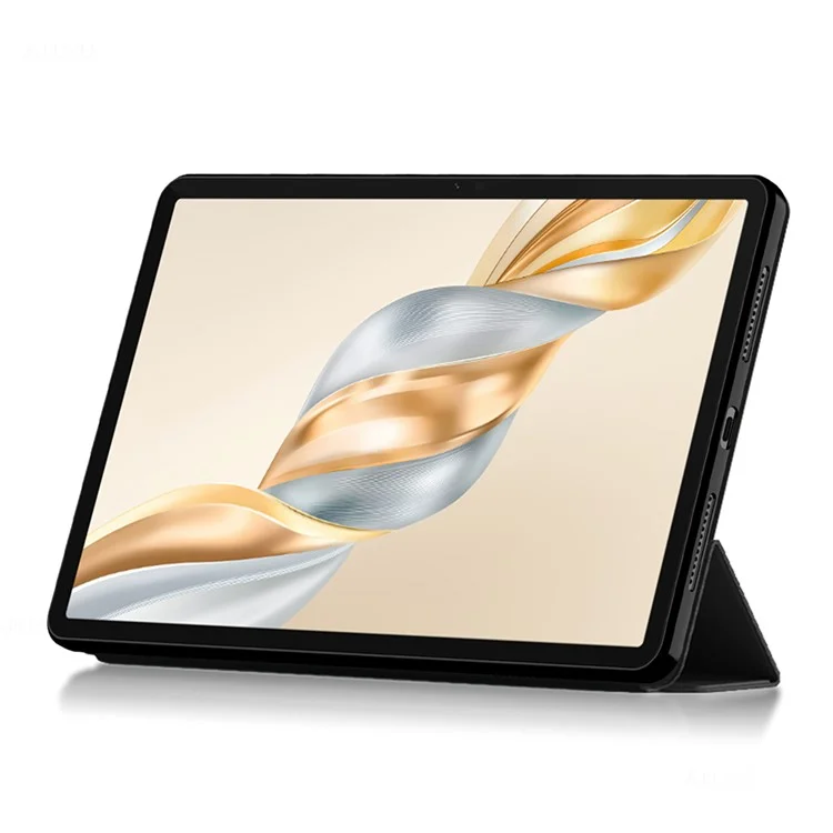 Étui pour tablette Honor Pad X9 Pro en cuir PU avec support pliant et dos en TPU - Noir