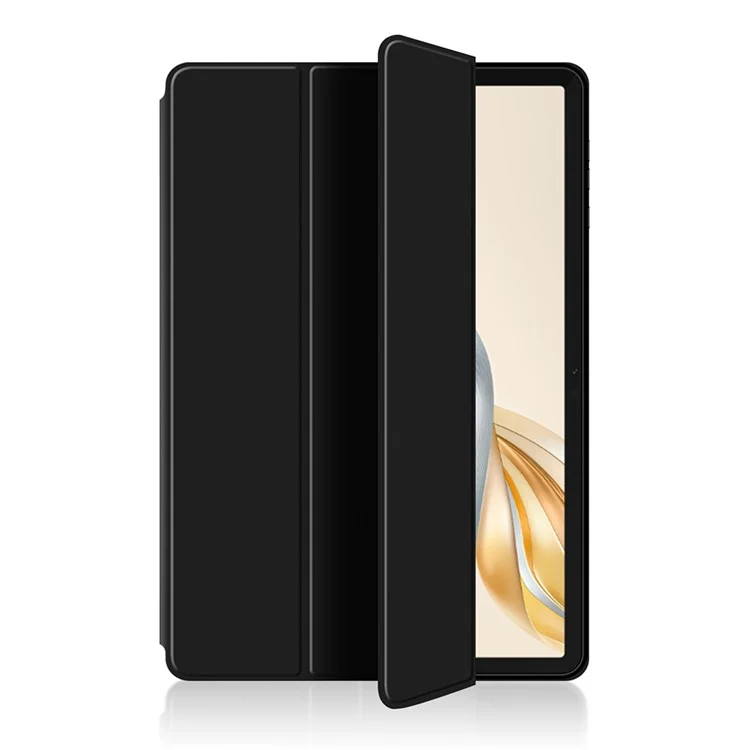 Étui pour tablette Honor Pad X9 Pro en cuir PU avec support pliant et dos en TPU - Noir