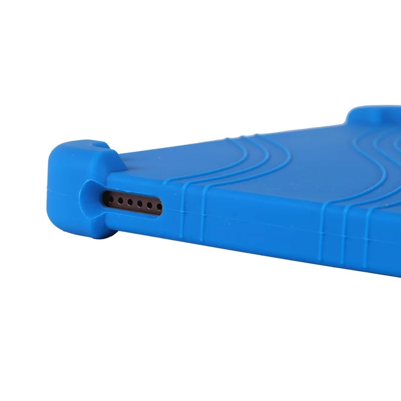 For Teclast T60AI / Doogee T36 Silicone Case with Kickstand Rugged Protective Cover - Rose