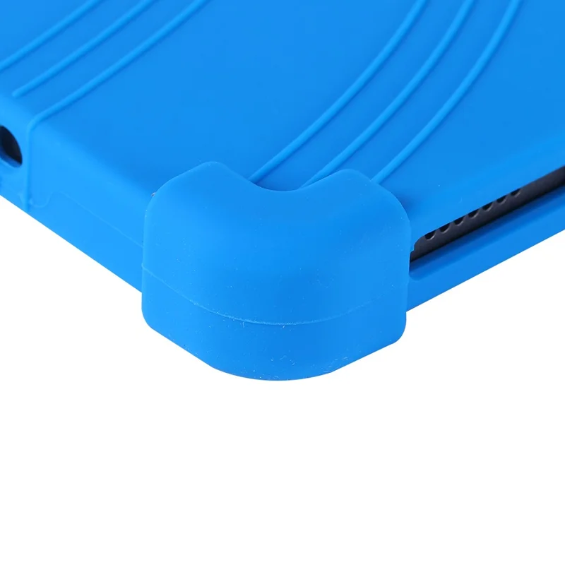 For Hotwav Pad 11 Silicone Case with Kickstand Rugged Protective Cover - Dark Blue
