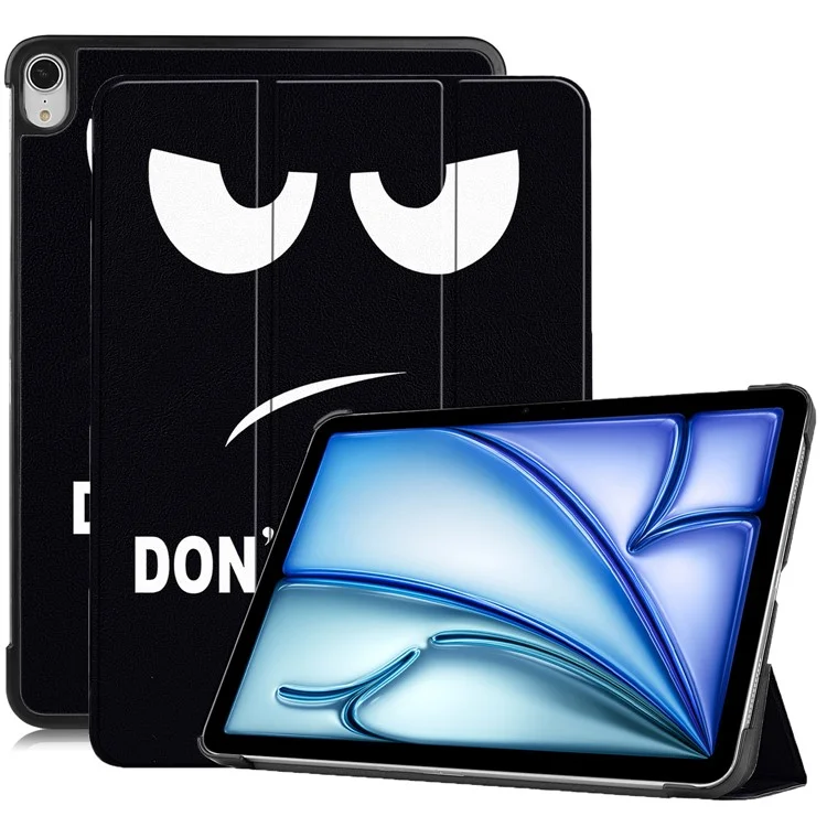For iPad Air 13 (2025) / (2024) Case Pattern Print Leather Stand Tablet Cover - Don't Touch Me