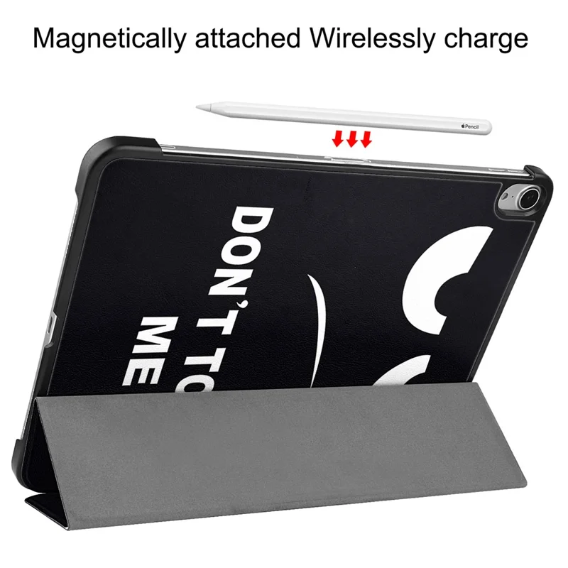 For iPad Air 13 (2025) / (2024) Case Pattern Print Leather Stand Tablet Cover - Don't Touch Me