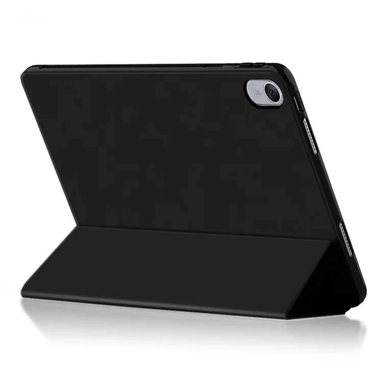 Per Huawei Hi MatePad 11.5 2024 Cover in Pelle PU TPU Posteriore con Supporto Pieghevole Tre Volte - Nero