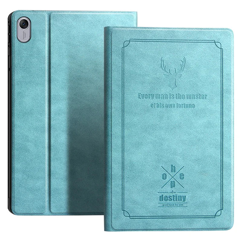 For Huawei Hi MatePad 11.5 2024 Case Deer Pattern PU Leather TPU Back Stand Tablet Cover - Green