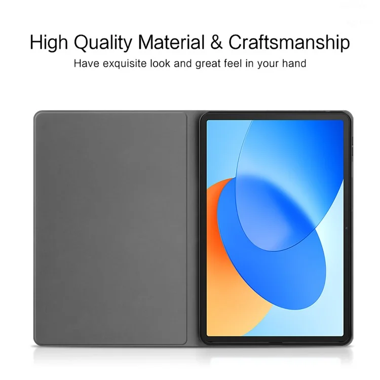 Per Huawei Hi MatePad 11.5 2024 Cover con Stampa a Motivi in Pelle PU + Supporto TPU per Tablet - Rosa