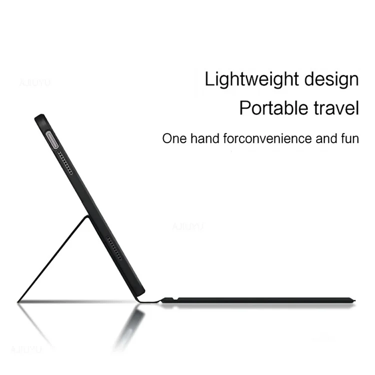 For Huawei Hi MatePad 11.5 2024 Leather Case + Touchpad Bluetooth-Compatible Keyboard with Backlit