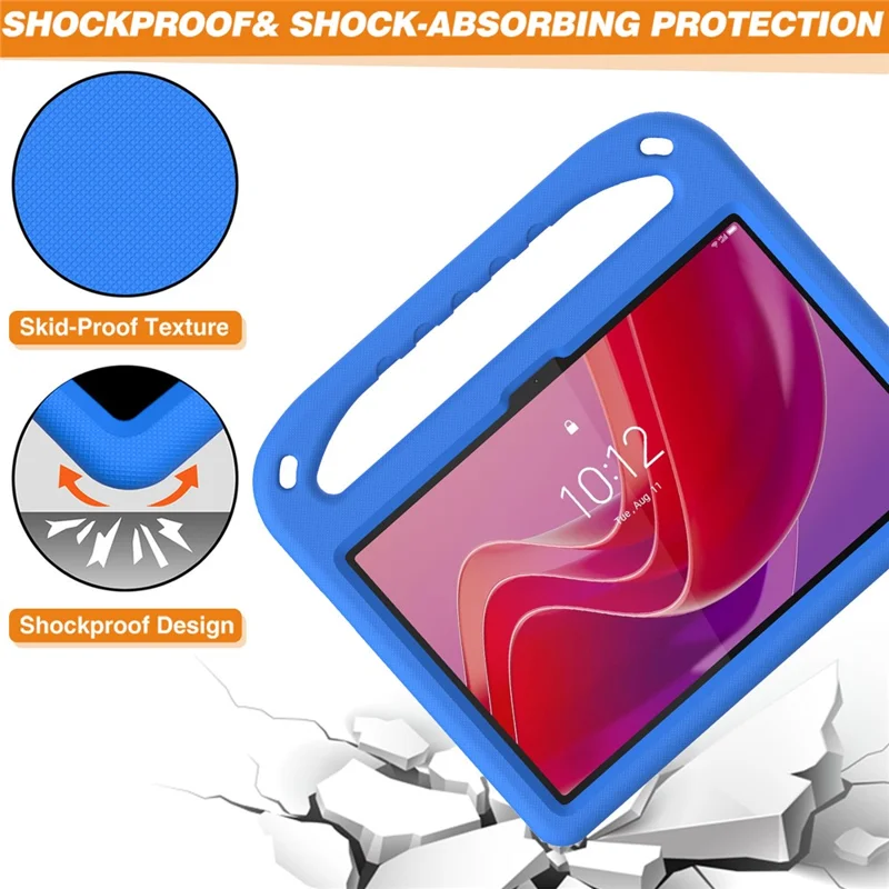 For Lenovo Tab TB311FU Case Hand Grip Kickstand Tablet EVA Cover - Blue