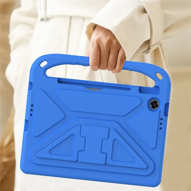 For Lenovo Tab TB311FU Case Hand Grip Kickstand Tablet EVA Cover - Blue