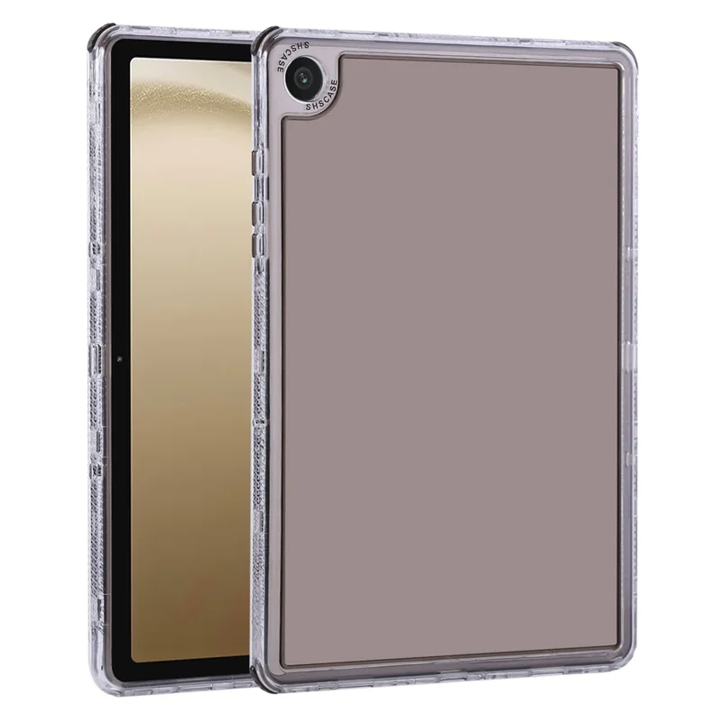 For Samsung Galaxy Tab A9 Clear Case 3 in 1 PC + TPU Shockproof Tablet Cover - Black