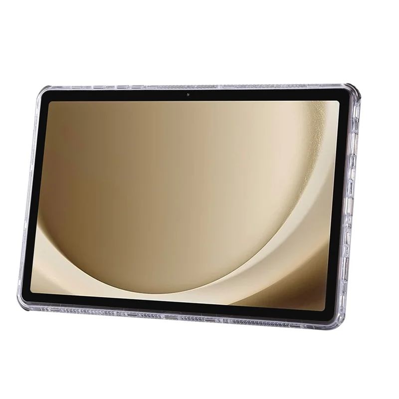 For Samsung Galaxy Tab A9 Clear Case 3 in 1 PC + TPU Shockproof Tablet Cover - Black