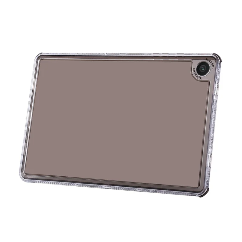 For Samsung Galaxy Tab A9 Clear Case 3 in 1 PC + TPU Shockproof Tablet Cover - Black