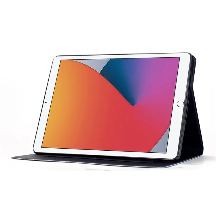 Чехол-подставка для iPad 10.2 (2020) / (2019) / Air 10.5 дюйма (2019) с рисунком, кожаный чехол с функцией автоматического включения/выключения - Собака