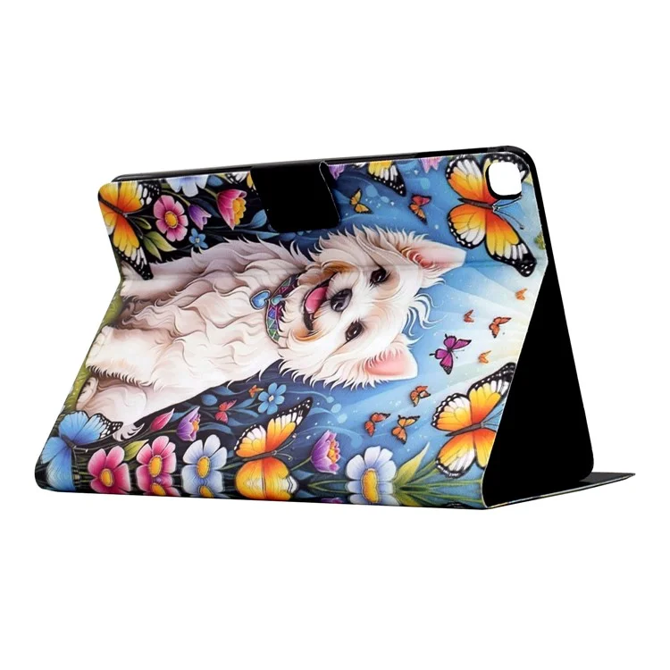 Чехол-подставка для iPad 10.2 (2020) / (2019) / Air 10.5 дюйма (2019) с рисунком, кожаный чехол с функцией автоматического включения/выключения - Собака