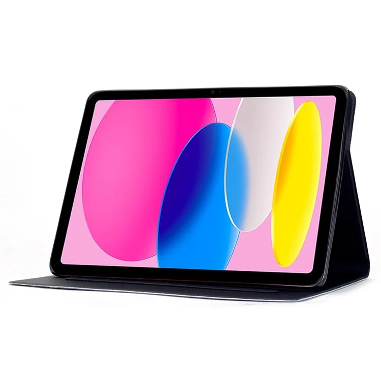 Cover per iPad (2025) / iPad 10.9 (2022) con Stampa a Fantasia, Custodia in Pelle con Accensione/Spegnimento Automatico - Cane