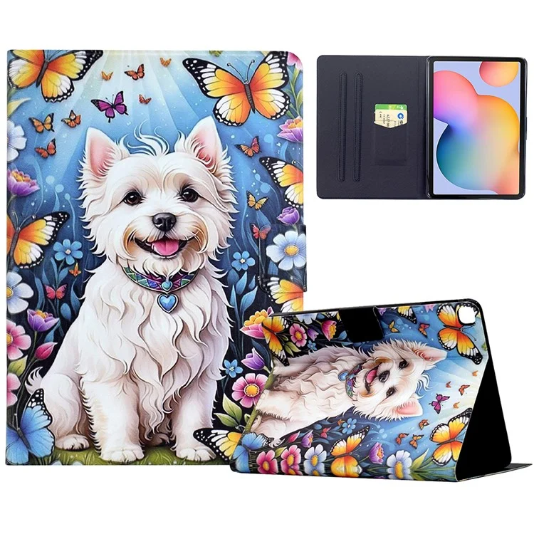 Чехол-подставка для Samsung Galaxy Tab S6 Lite (2024) / (2022) / (2020) (SM-P610 / 615) с рисунком - Собака