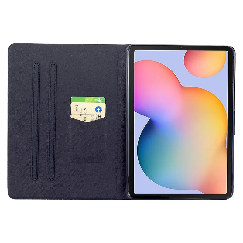 Stand Case for Samsung Galaxy Tab S6 Lite (2024)  /  (2022)  /  (2020) (SM-P610  /  615) Pattern Printing Tablet Leather Cover - Sakura Panda