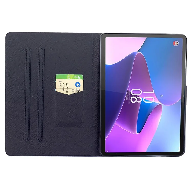 Stand Case for Lenovo Tab P11 Gen 2 TB-350 Pattern Printing Tablet Leather Cover with Auto Wake / Sleep - Nebula