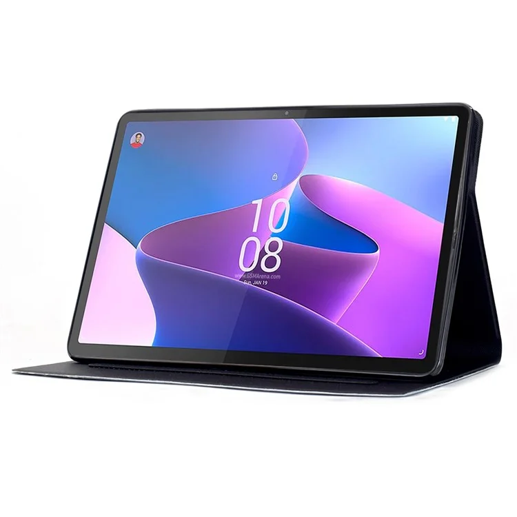 Stand Case for Lenovo Tab P11 Gen 2 TB-350 Pattern Printing Tablet Leather Cover with Auto Wake / Sleep - Nebula