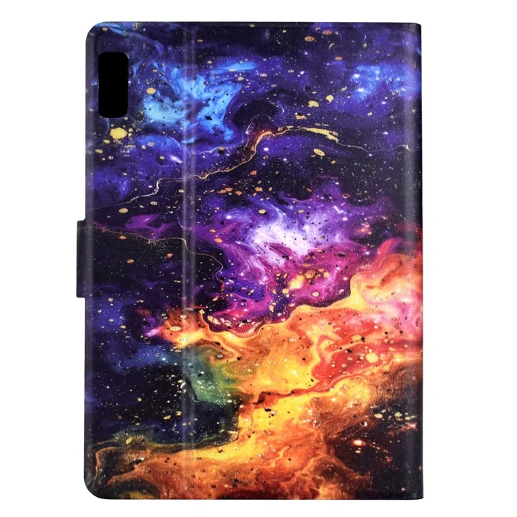 Stand Case for Lenovo Tab P11 Gen 2 TB-350 Pattern Printing Tablet Leather Cover with Auto Wake / Sleep - Nebula