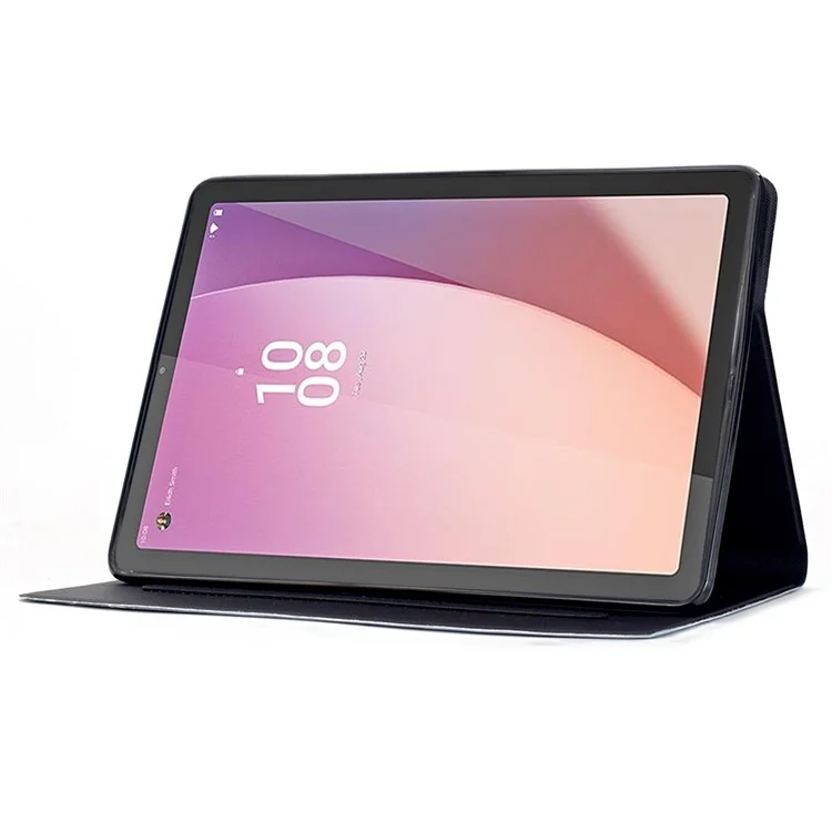 Cover per Lenovo Tab M9 TB-310FU con Supporto - Design con Stampa Fantasia, Custodia in Pelle con Accensione/Spegnimento Automatico - Nebula