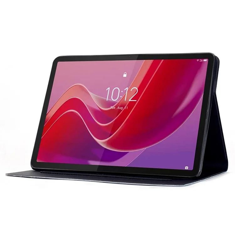 Чехол для Lenovo Tab M11 / Xiaoxin Pad 11 2024 с подставкой, с рисунком, кожаный, с функцией автоматического включения/выключения - Туманность