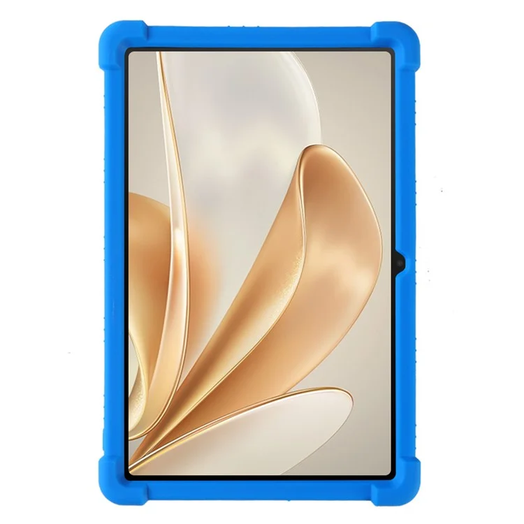 For Teclast M50 Plus / BMAX Maxpad I10 Plus Silicone Case with Kickstand Rugged Protective Cover - Dark Blue