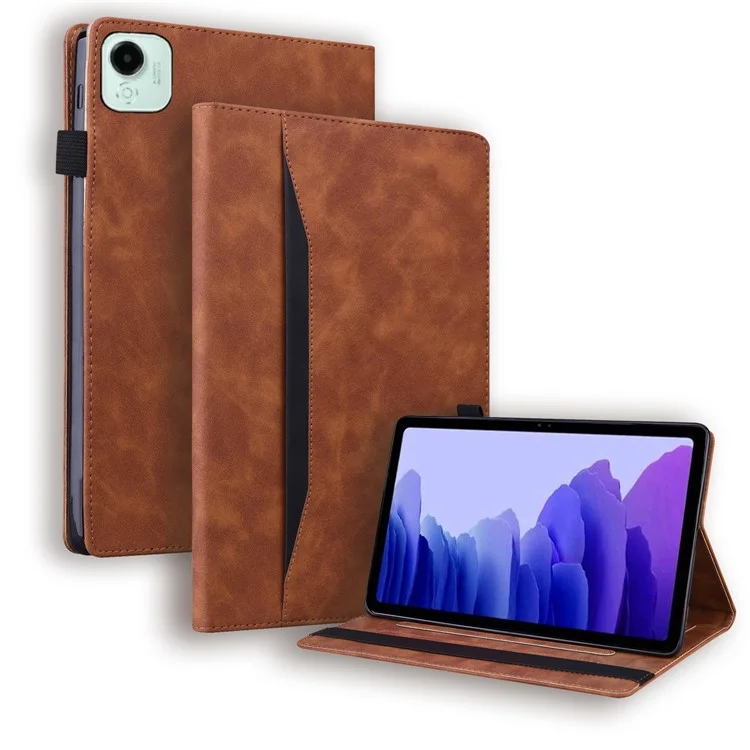 For Honor Pad X9a  /  X9 Pro Case PU Leather Protective Folio Tablet Cover with Card Holder - Brown