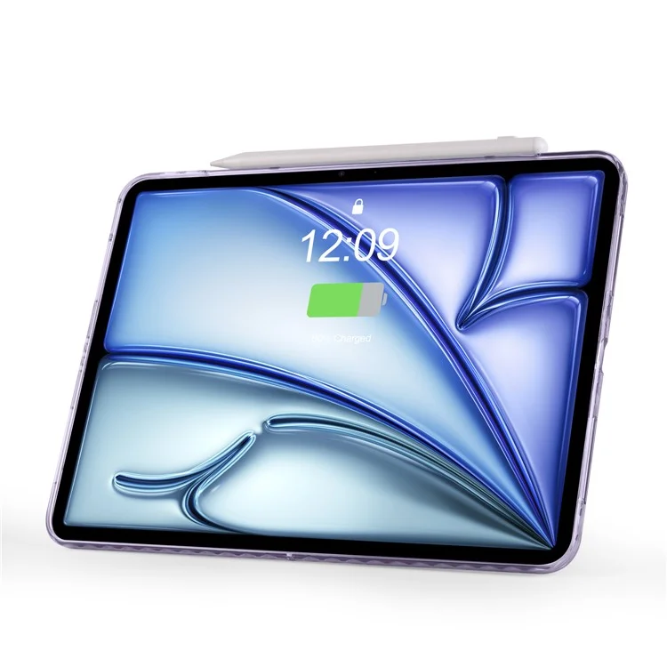 Capa de Tablet para iPad Air 11 (2025) / (2024) / Air (2022) / (2020) / Pro 11 (2022) / (2020) / (2018) TPU Couro PU com Suporte - Rosa