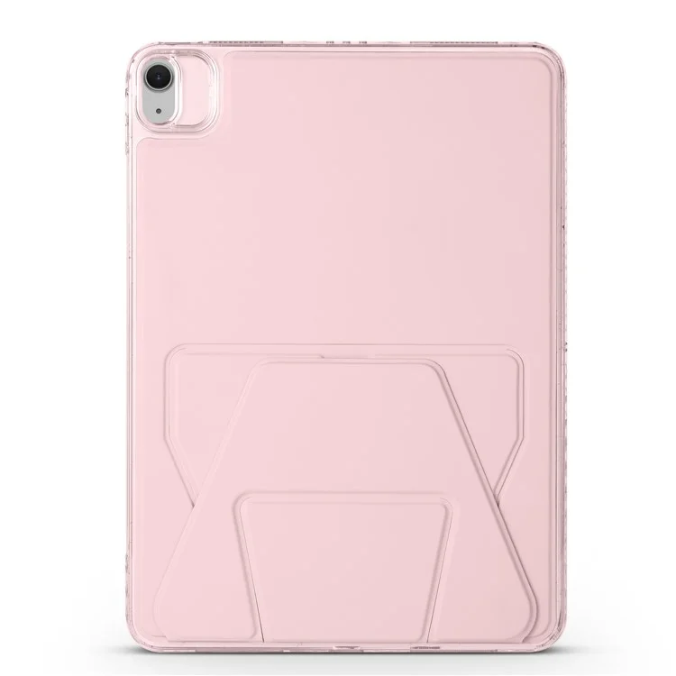 Capa de Tablet para iPad Air 11 (2025) / (2024) / Air (2022) / (2020) / Pro 11 (2022) / (2020) / (2018) TPU Couro PU com Suporte - Rosa