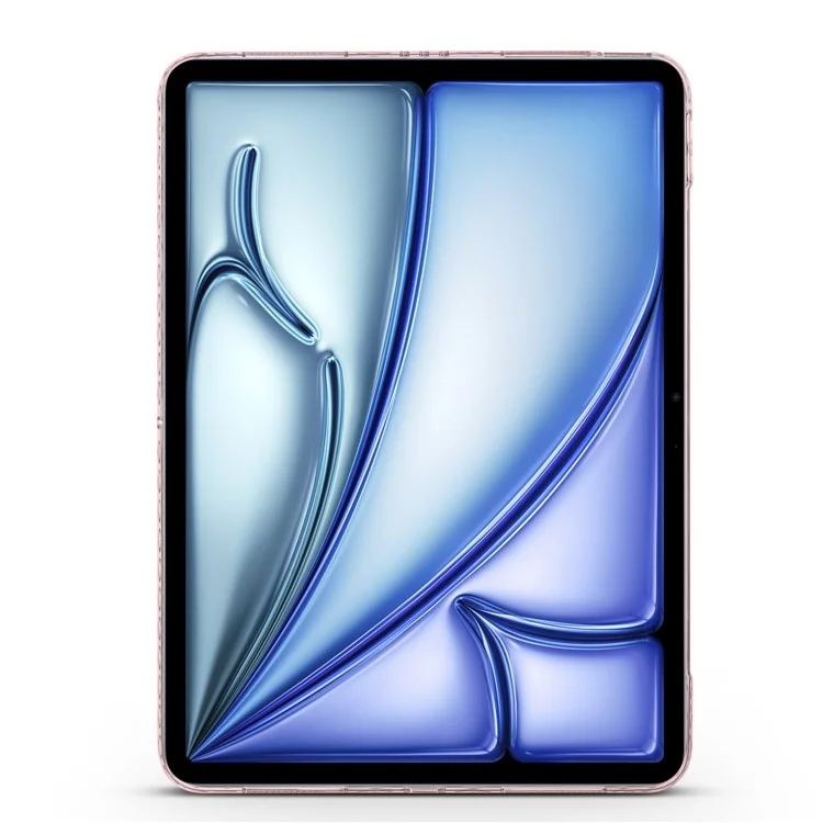 Capa de Tablet para iPad Air 11 (2025) / (2024) / Air (2022) / (2020) / Pro 11 (2022) / (2020) / (2018) TPU Couro PU com Suporte - Rosa