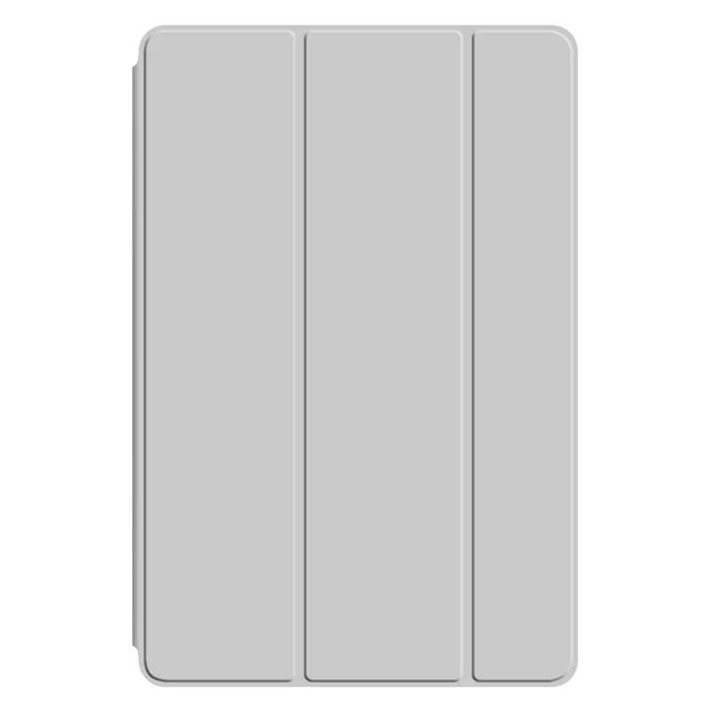 For Lenovo Idea Tab Pro / Xiaoxin Pad Pro 12.7 (2025) Case PU Leather TPU Back Trifold Stand Tablet Cover - Grey