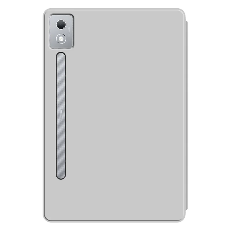 For Lenovo Idea Tab Pro / Xiaoxin Pad Pro 12.7 (2025) Case PU Leather TPU Back Trifold Stand Tablet Cover - Grey