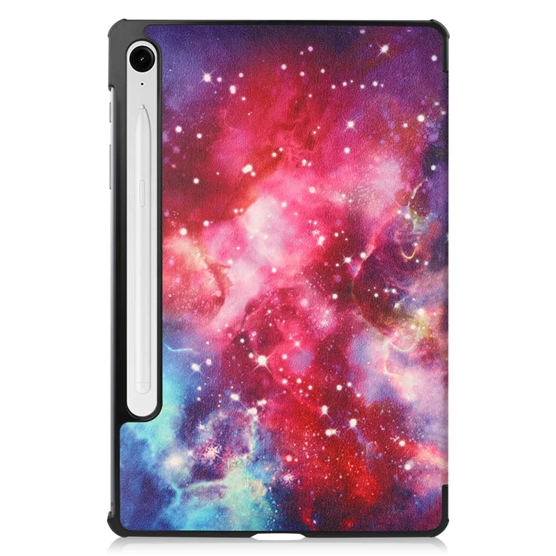 For Samsung Galaxy Tab S10 Lite / S10 FE / S9 FE Case Pattern Print Leather Stand Tablet Cover - Galaxy