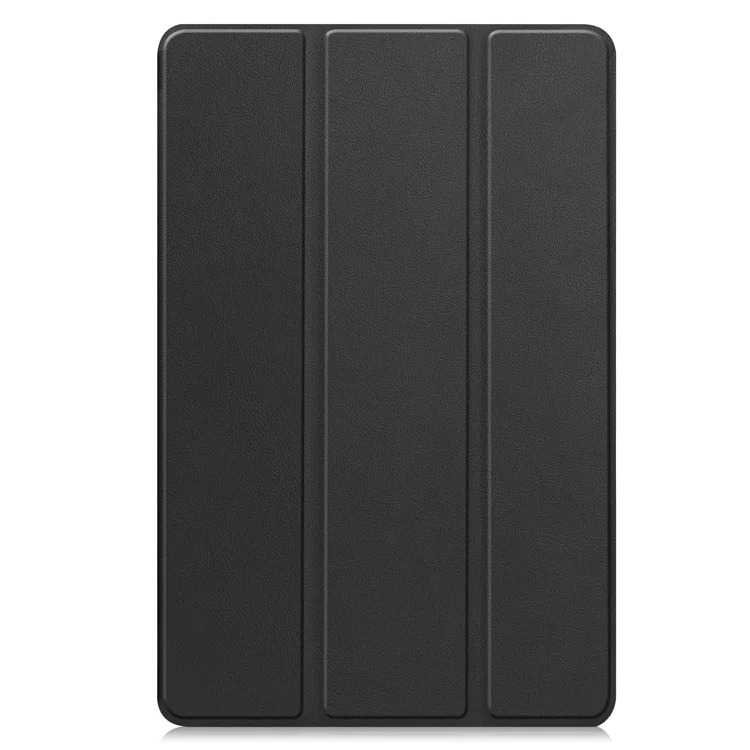 Für Samsung Galaxy Tab S10 FE+ Hülle Stoßfeste Lederhülle mit Ständer - Schwarz