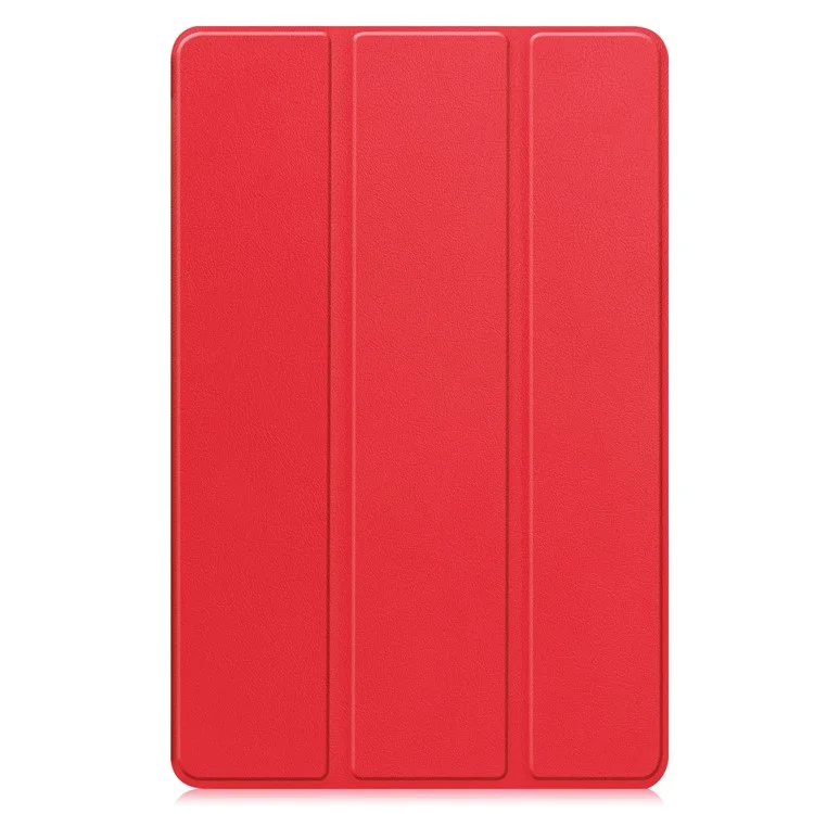 For Samsung Galaxy Tab S10 FE+ Case Anti-Drop Leather Stand Tablet Cover - Red