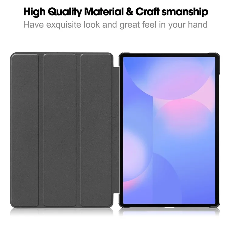 Étui pour Samsung Galaxy Tab S10 FE+ Motif Imprimé Housse de Tablette en Cuir avec Support - Graffiti