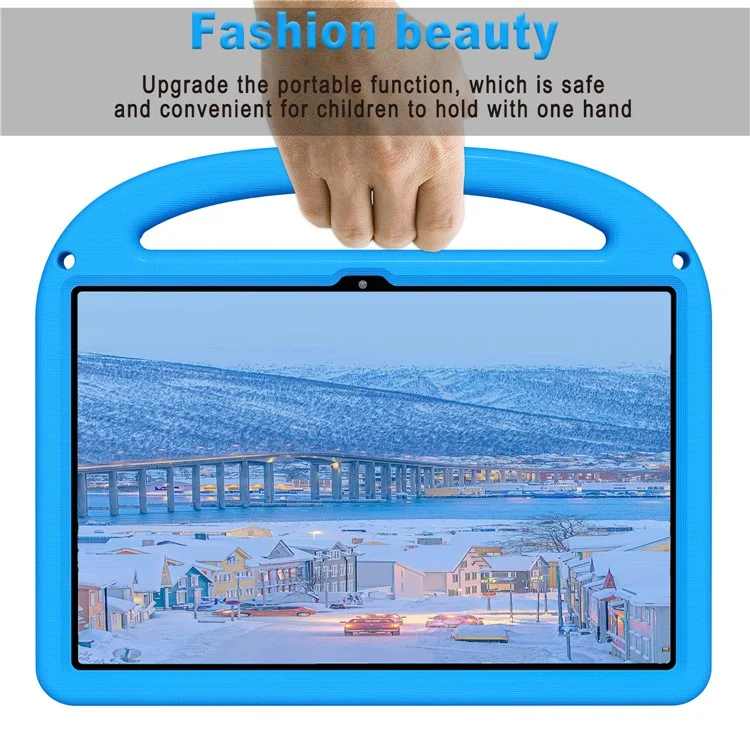 Tablet-Hülle mit Ständer aus EVA + PC mit Schultergurt für Lenovo Tab P12 / Xiaoxin Pad Pro 12.7 (2025) / Xiaoxin Pad Plus 12.7 / Yoga Pad Pro - Blau