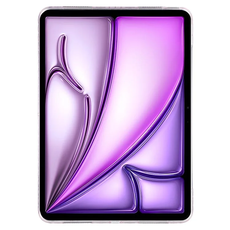 Funda para Tablet para iPad Air 13 (2025) / (2024) / Pro 12.9 (2022) / (2021) / (2020) de TPU Flexible + Acrílico Antigolpes - Rosa
