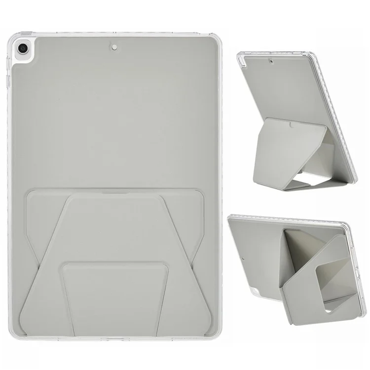 Étui pour iPad mini (2024) / (2021) en TPU et cuir PU avec support - Gris