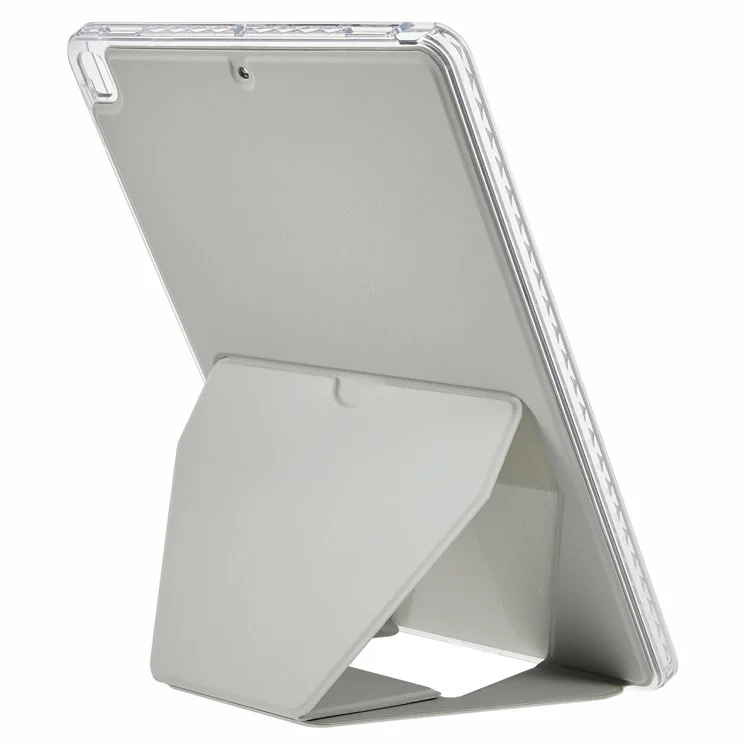 Étui pour iPad mini (2024) / (2021) en TPU et cuir PU avec support - Gris