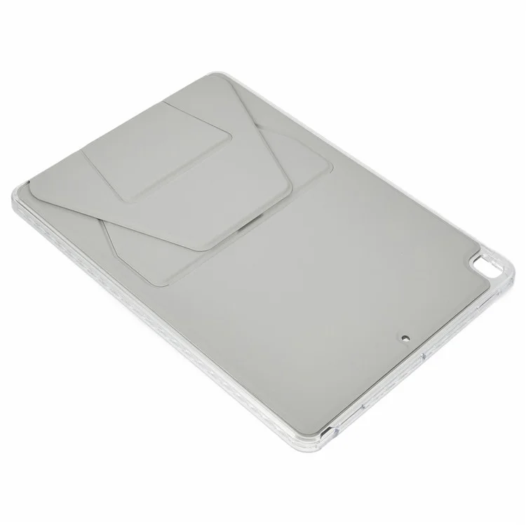 Étui pour iPad mini (2024) / (2021) en TPU et cuir PU avec support - Gris