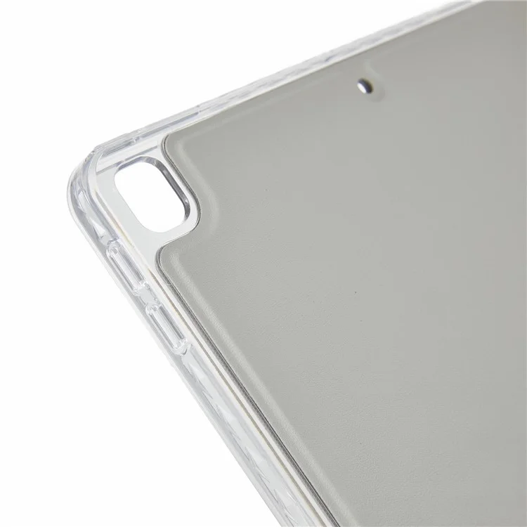 Étui pour iPad mini (2024) / (2021) en TPU et cuir PU avec support - Gris