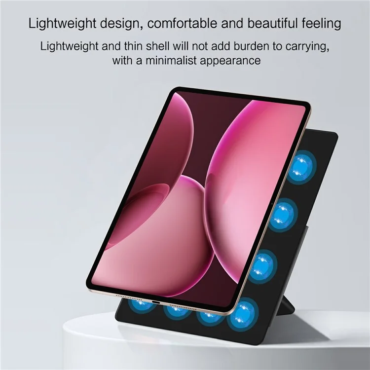 Funda de cuero con soporte origami magnético para Xiaomi Pad 7 Cubierta de tableta que se despierta y duerme automáticamente