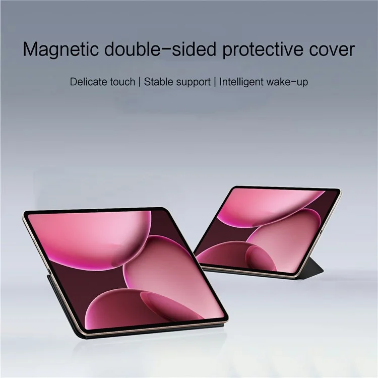 Funda de cuero con soporte origami magnético para Xiaomi Pad 7 Cubierta de tableta que se despierta y duerme automáticamente