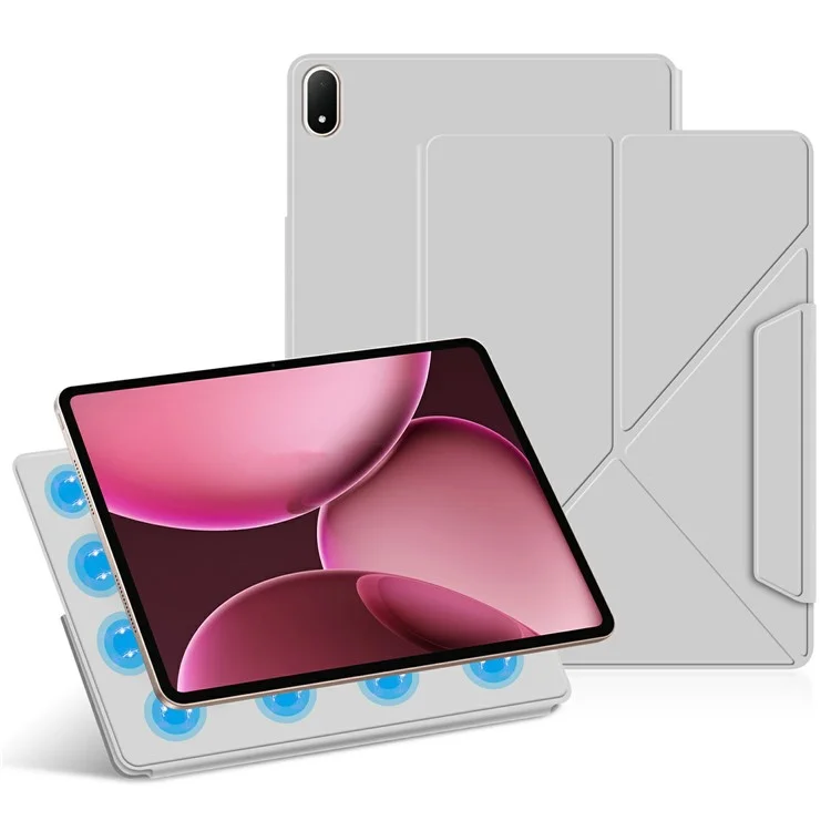 Funda Protectora OPPO Pad 4 Pro de 13,2 Pulgadas con Cierre Magnético Transformable de PU+PC para Tablet