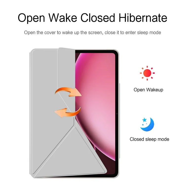 Funda Protectora OPPO Pad 4 Pro de 13,2 Pulgadas con Cierre Magnético Transformable de PU+PC para Tablet