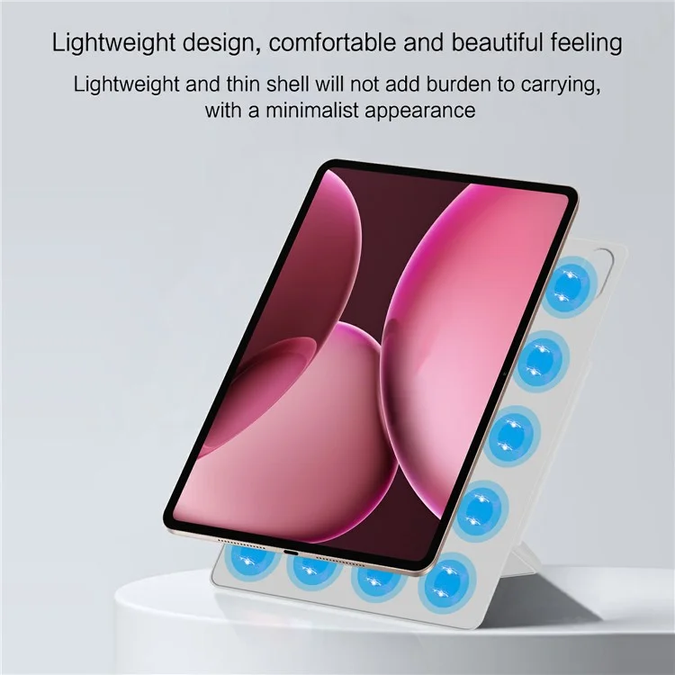 Funda Protectora OPPO Pad 4 Pro de 13,2 Pulgadas con Cierre Magnético Transformable de PU+PC para Tablet